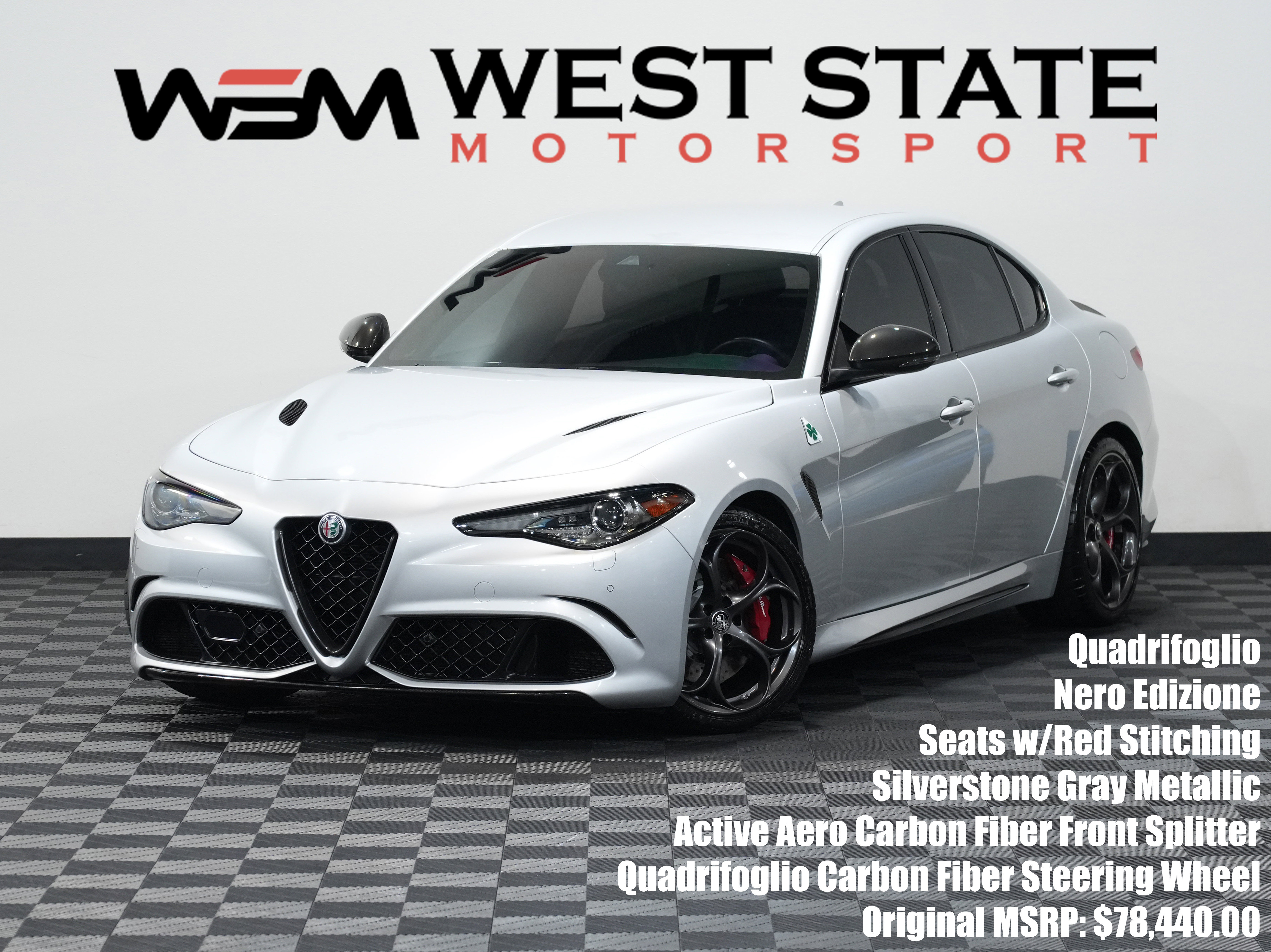 Used 2020 Alfa Romeo Giulia Quadrifoglio w/ Nero Edizione image 1