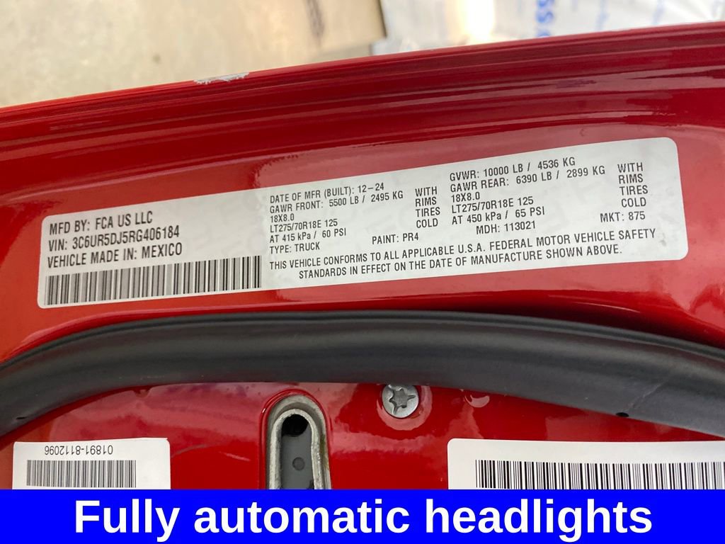 Used 2024 RAM 2500 Big Horn w/ Bed Utility Group image 16