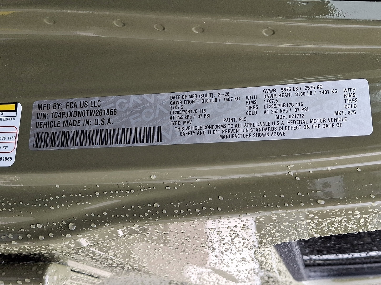 New 2026 Jeep Wrangler Unlimited Sport image 16