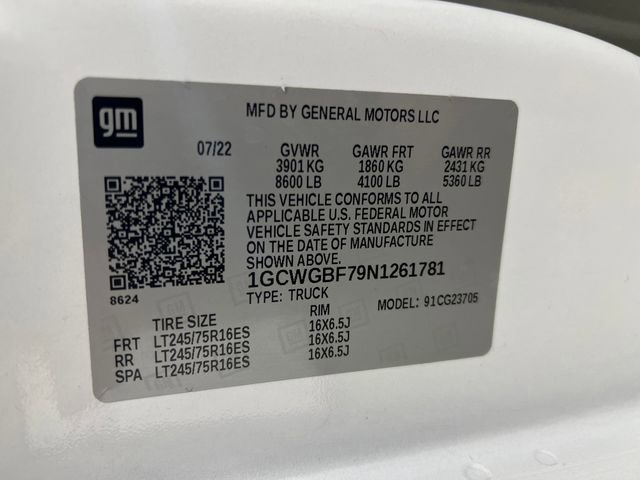 Used 2022 Chevrolet Express 2500 Extended w/ Driver Convenience Package RWD image 26