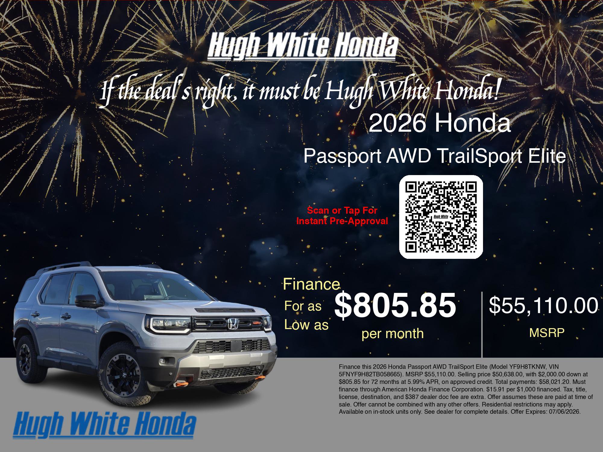 New 2026 Honda Passport TrailSport Elite image 7