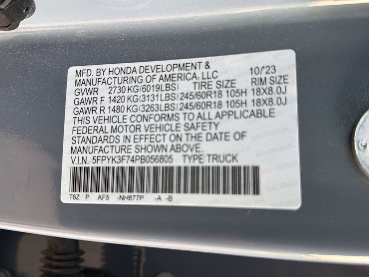Used 2023 Honda Ridgeline RTL-E image 43