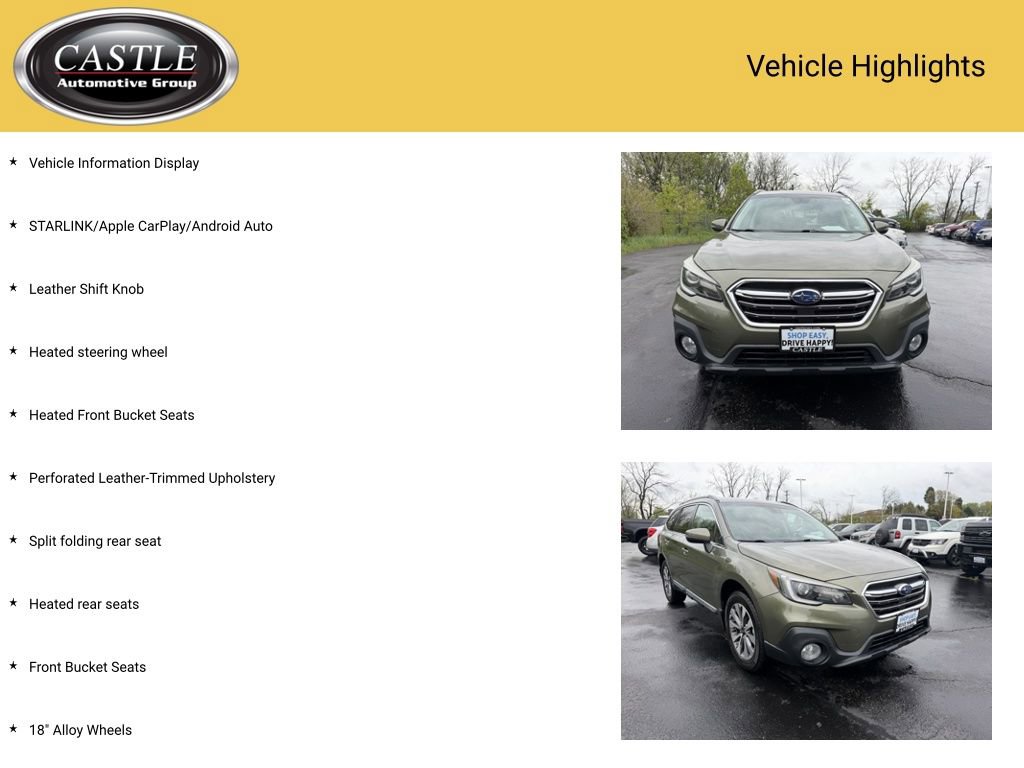 Used 2019 Subaru Outback 2.5i Touring AWD/4WD image 7