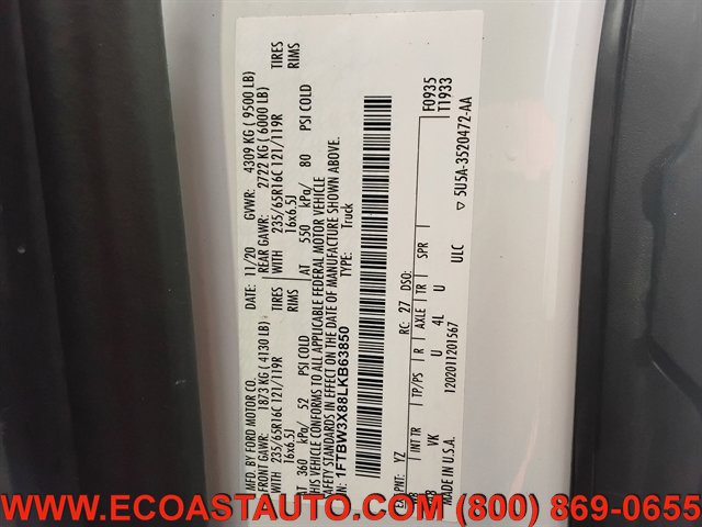 Used 2020 Ford Transit 350 148 High Roof Extended w/ Load Area Protection Package image 20