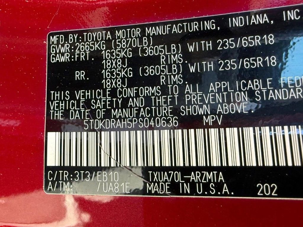 Certified 2023 Toyota Highlander XLE image 22