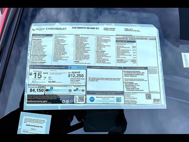 New 2026 Chevrolet Corvette Z06 image 11