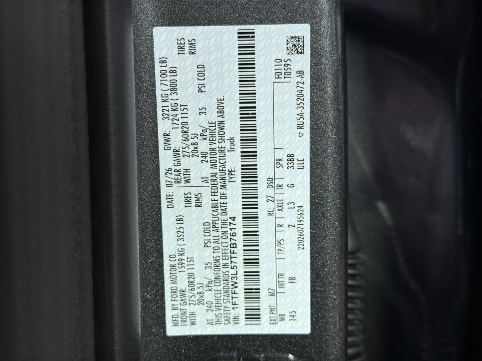 New 2026 Ford F150 XLT w/ Equipment Group 302A MID AWD/4WD image 39