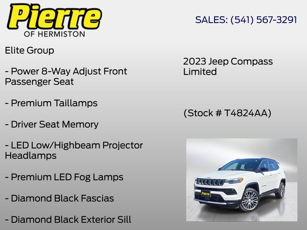 Used 2023 Jeep Compass Limited w/ Elite Group AWD/4WD image 12