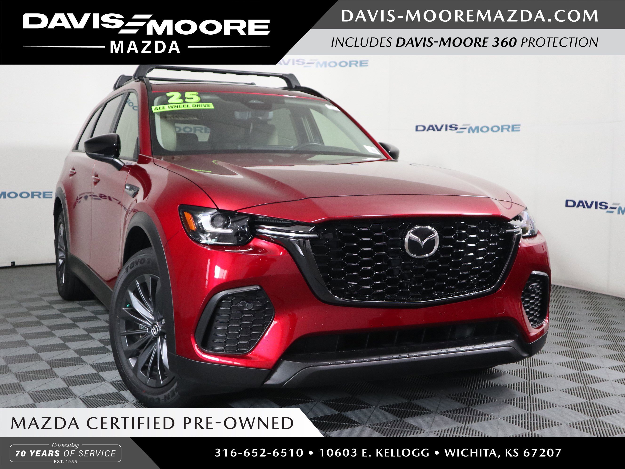 Certified 2025 MAZDA CX-70 3.3 Turbo w/ Preferred Package