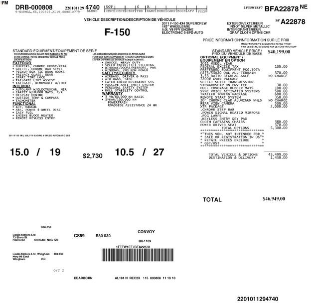 Used 2011 Ford F150 XLT w/ XTR Pkg AWD/4WD image 31