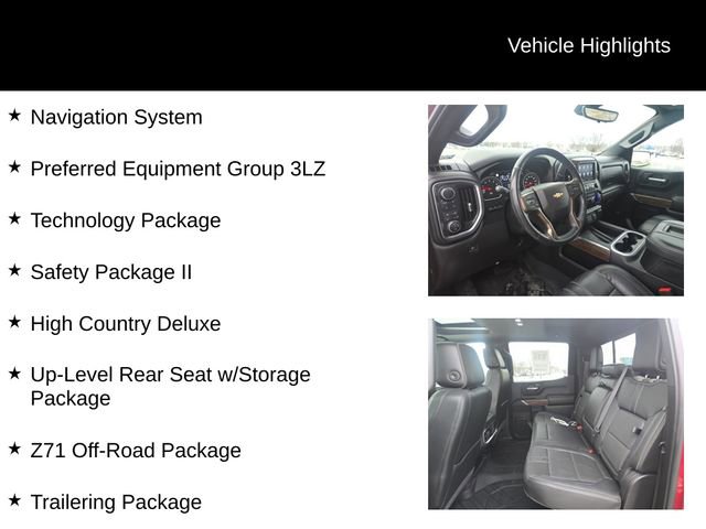 Used 2019 Chevrolet Silverado 1500 High Country w/ Technology Package image 13