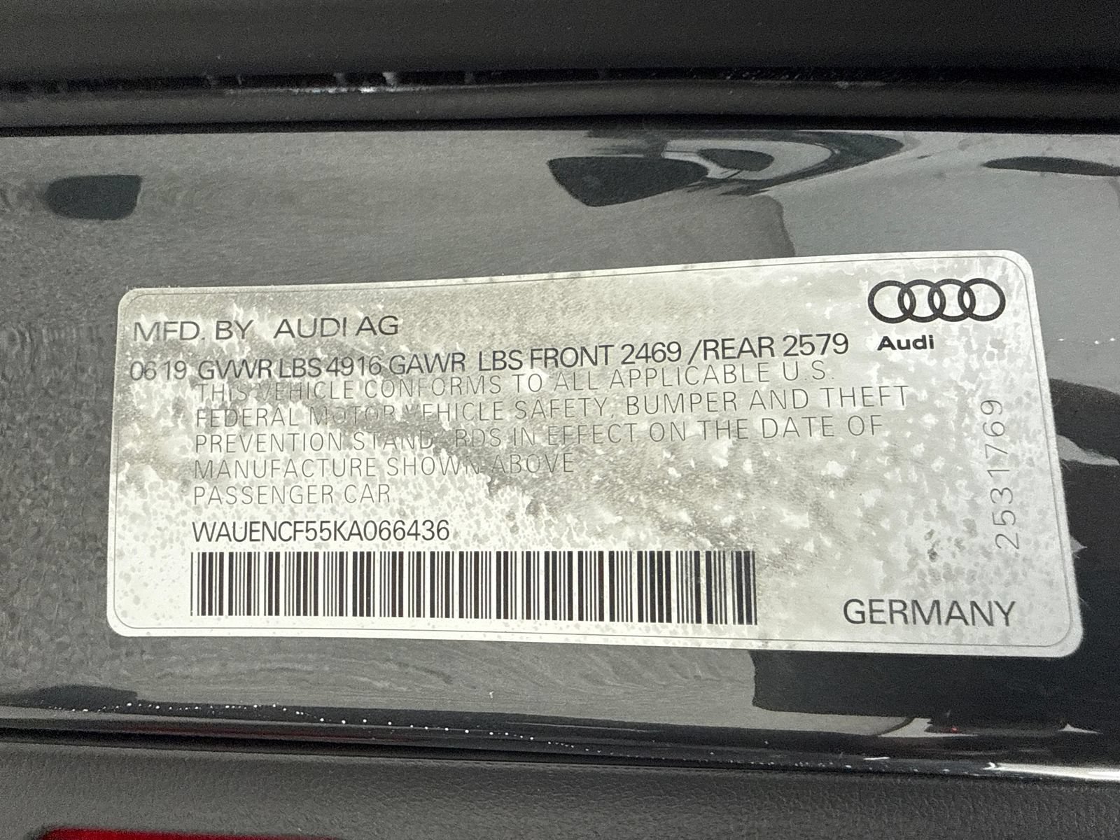 Used 2019 Audi A5 2.0T Premium Plus w/ Premium Plus AWD/4WD image 52
