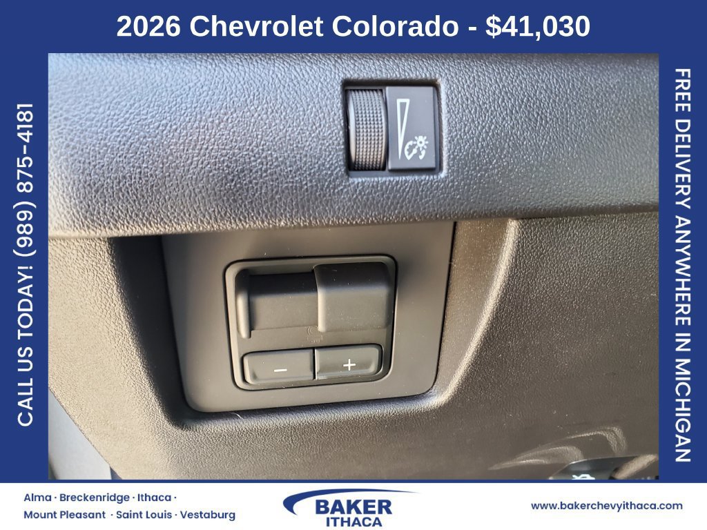 New 2026 Chevrolet Colorado W/T w/ WT Custom Package AWD/4WD image 9