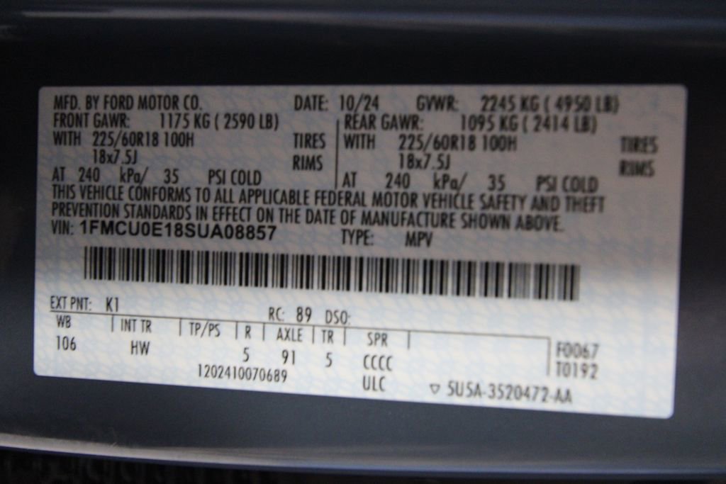 Used 2025 Ford Escape SE FWD image 42