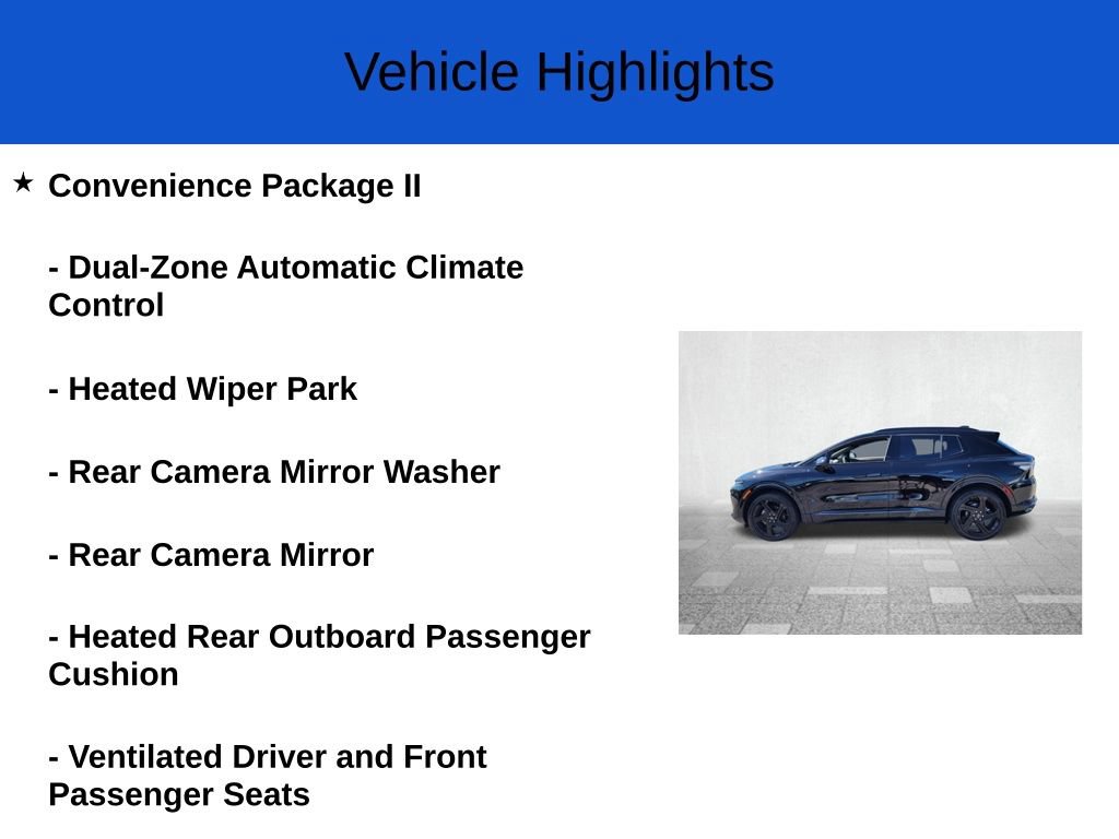 New 2025 Chevrolet Equinox EV RS w/ Active Safety Package 3 AWD/4WD image 3