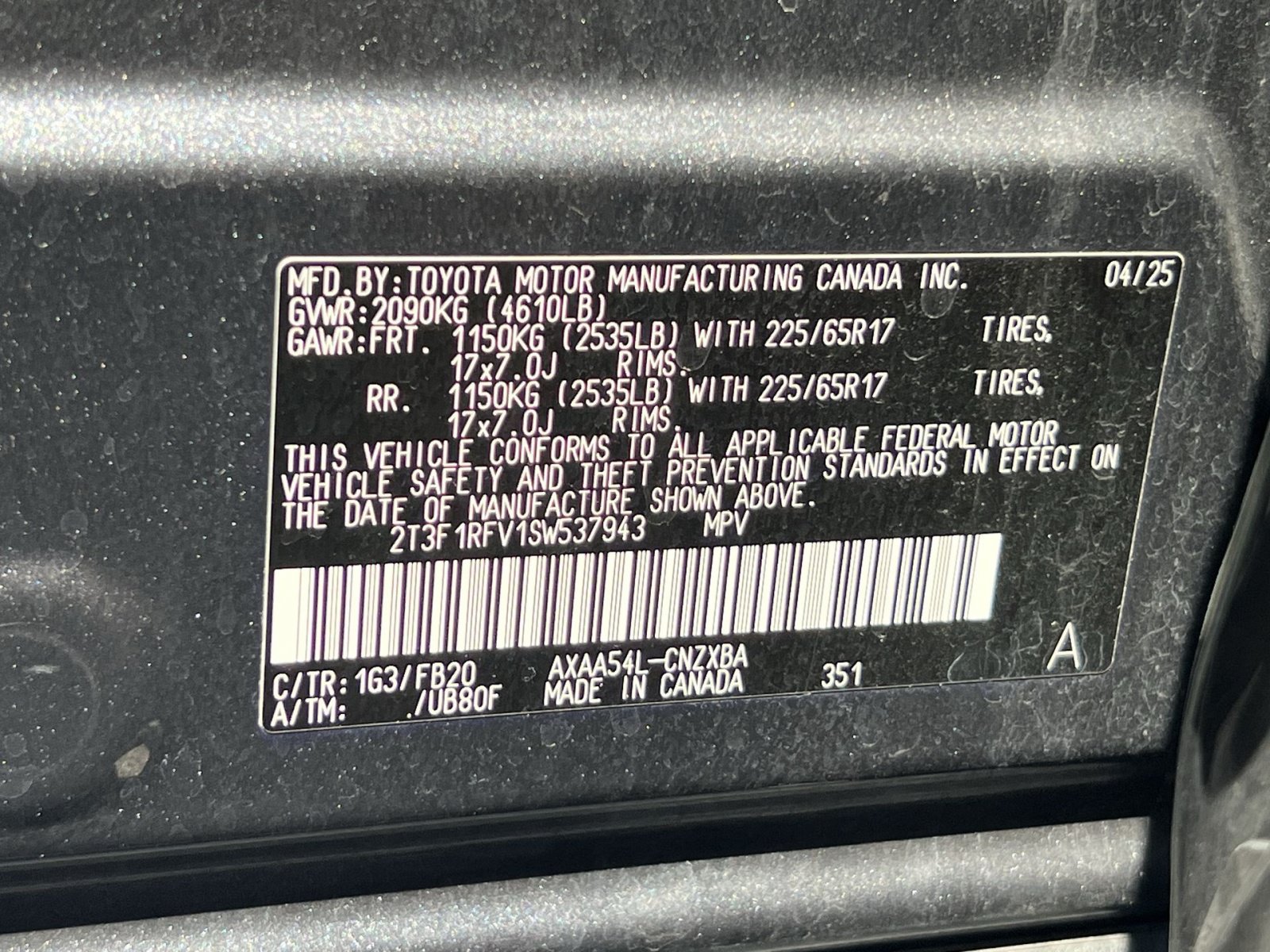 Used 2025 Toyota RAV4 LE AWD/4WD image 35