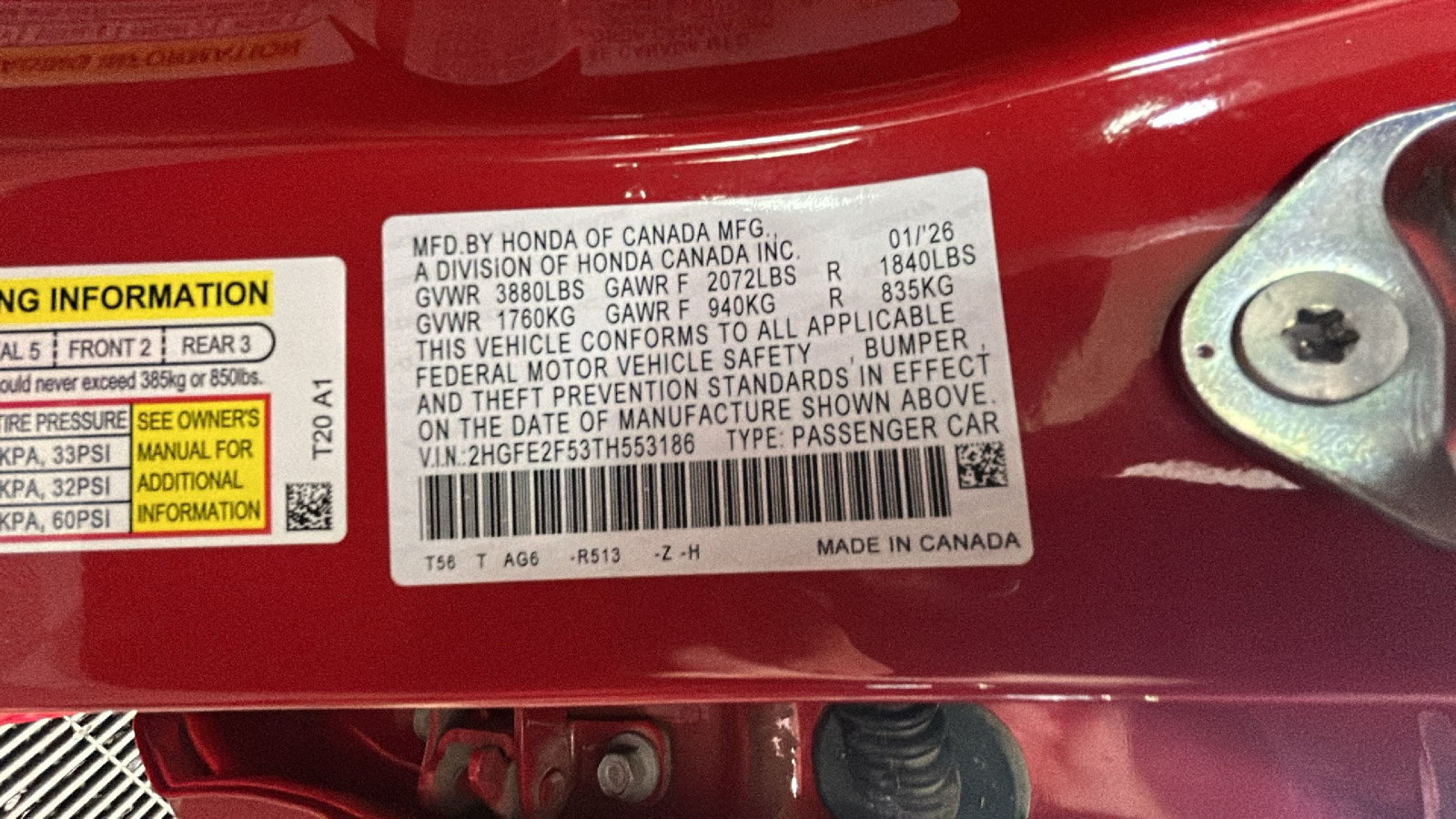 Used 2026 Honda Civic Sport image 10