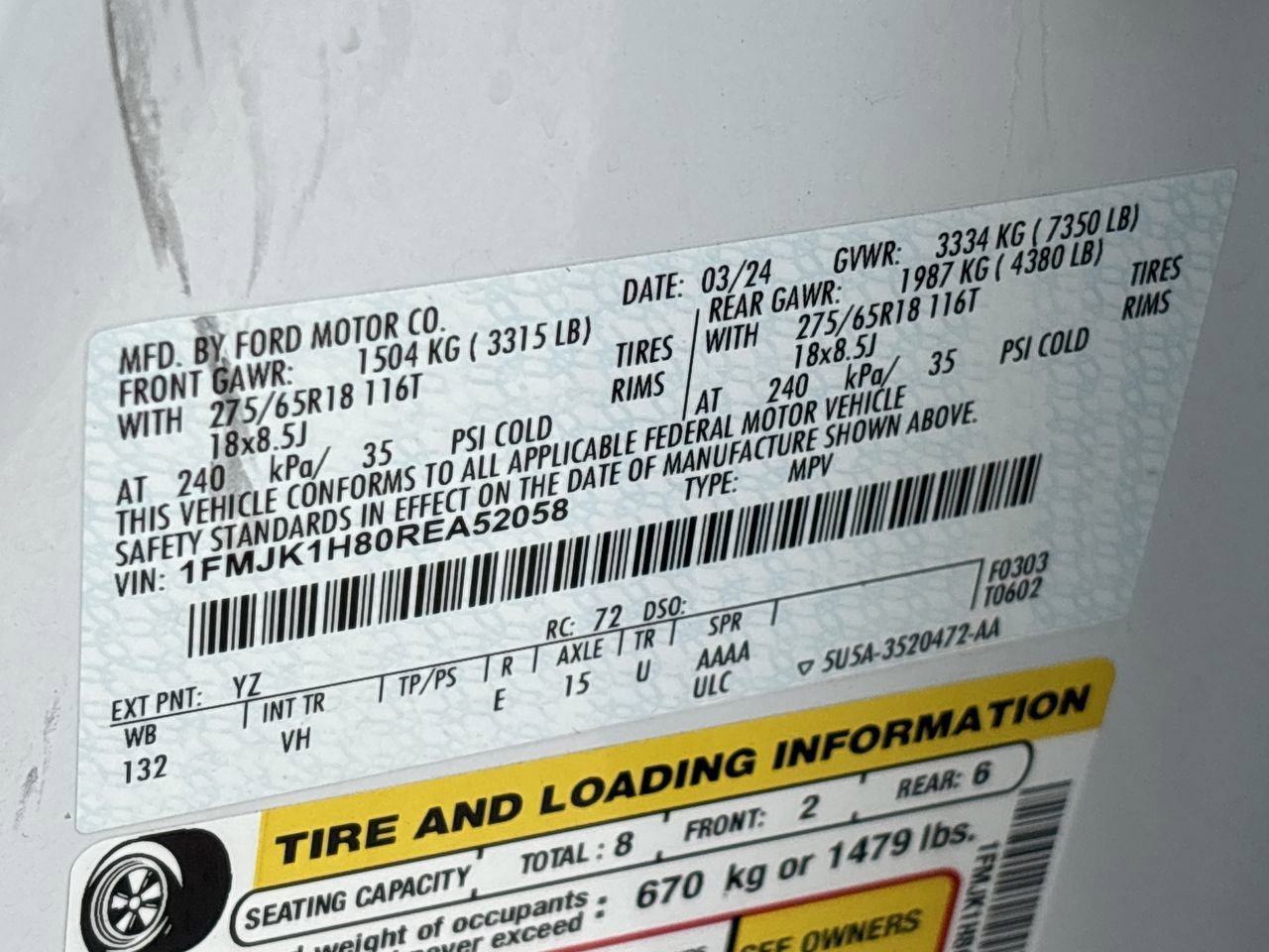 Certified 2024 Ford Expedition Max XLT image 36