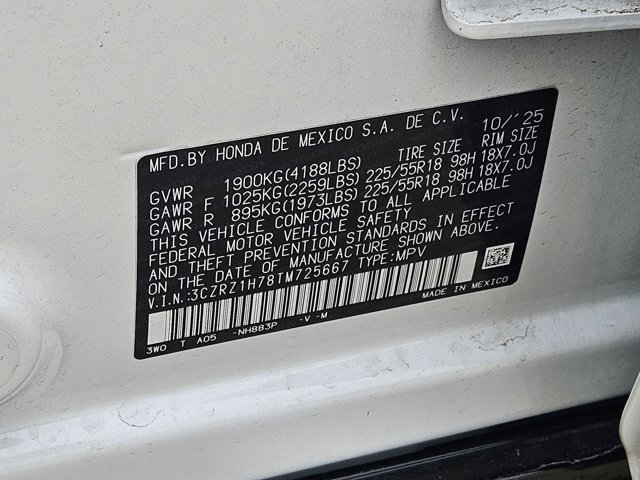 Used 2026 Honda HR-V EX-L image 15