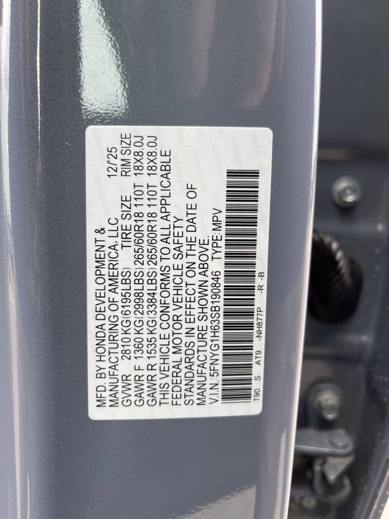 Certified 2025 Honda Pilot TrailSport image 11