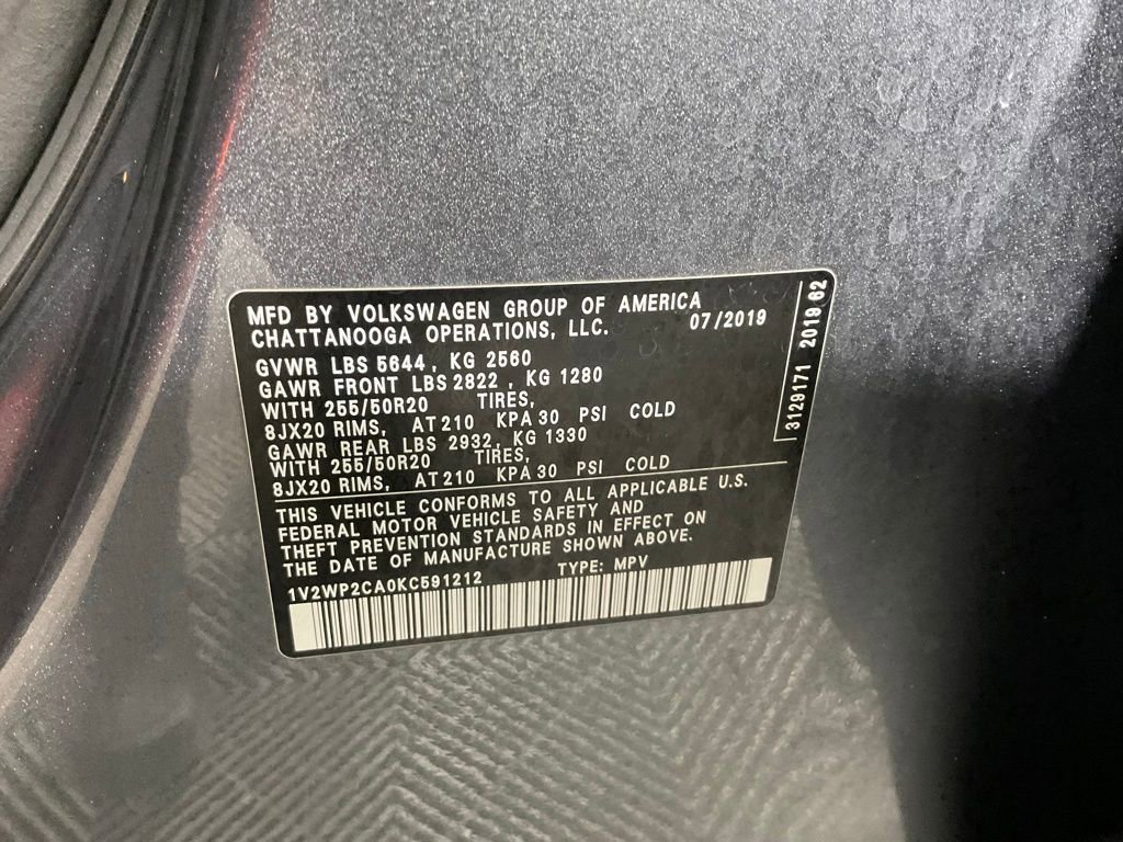 Used 2019 Volkswagen Atlas SE image 27
