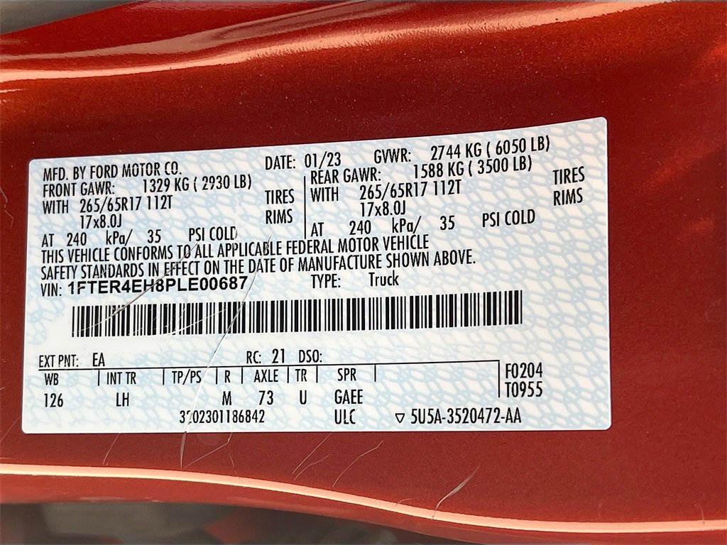 Used 2023 Ford Ranger XLT w/ Equipment Group 301A Mid image 28