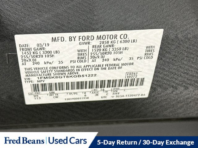 Used 2019 Ford Explorer Sport AWD/4WD image 39