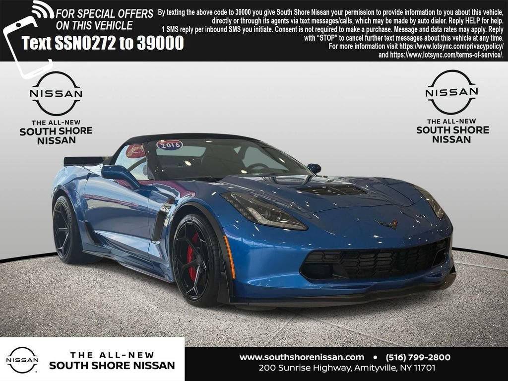 Used 2016 Chevrolet Corvette Z06 w/ Z07 Performance Package