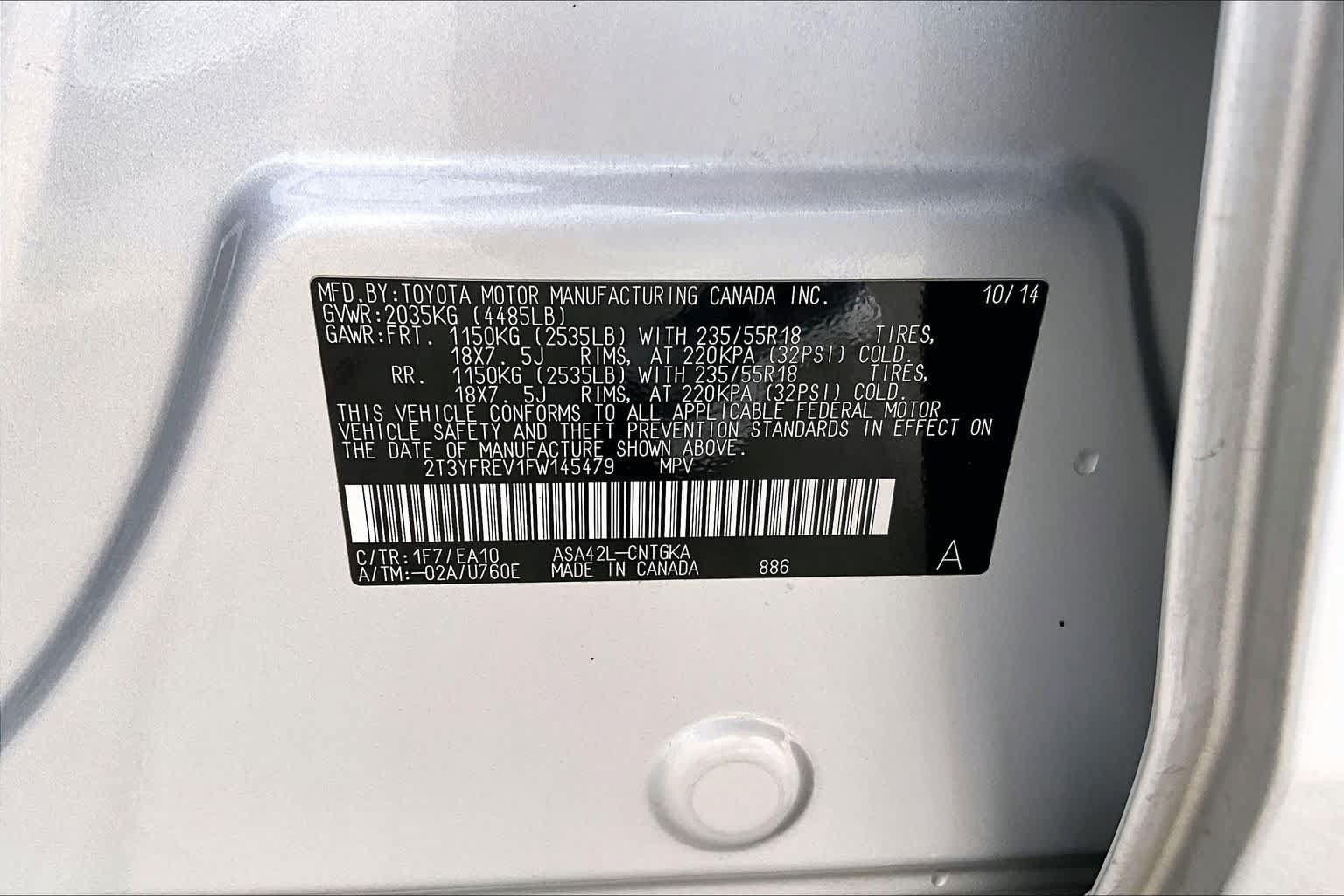 Used 2015 Toyota RAV4 Limited w/ Technology Package FWD image 35
