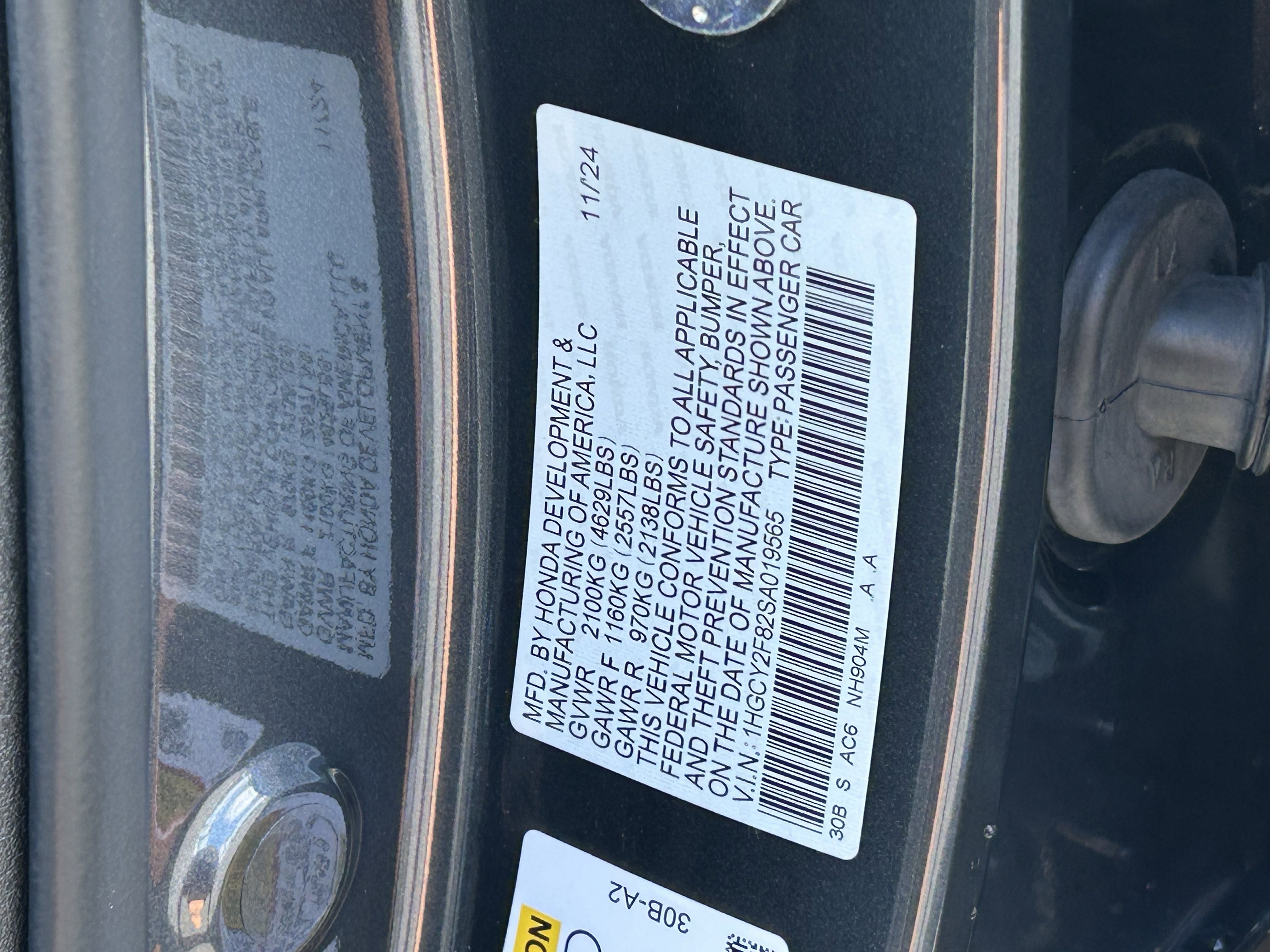 Certified 2025 Honda Accord Touring image 30