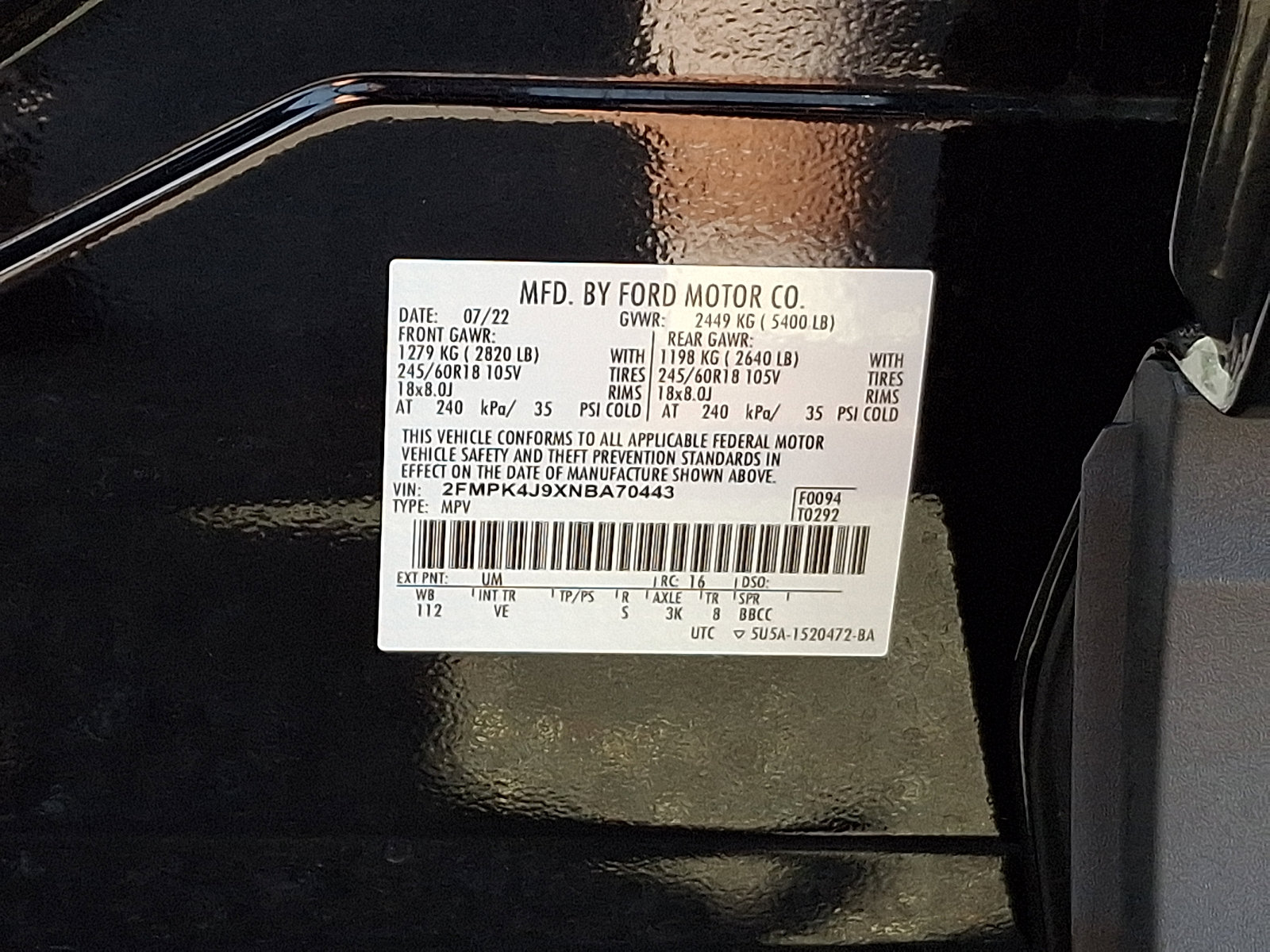 Certified 2022 Ford Edge SEL w/ Convenience Package AWD/4WD image 28