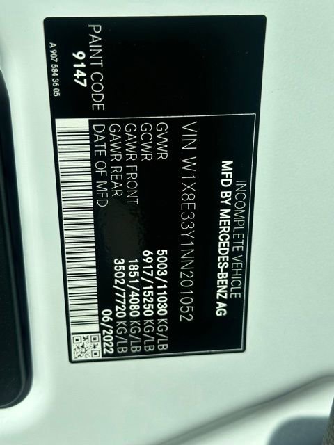 Used 2022 Mercedes-Benz Sprinter 3500 image 14