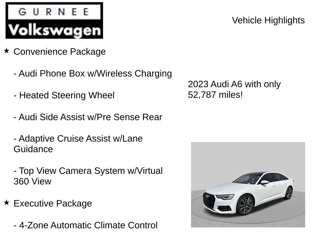 Used 2023 Audi A6 Premium Plus AWD/4WD image 7