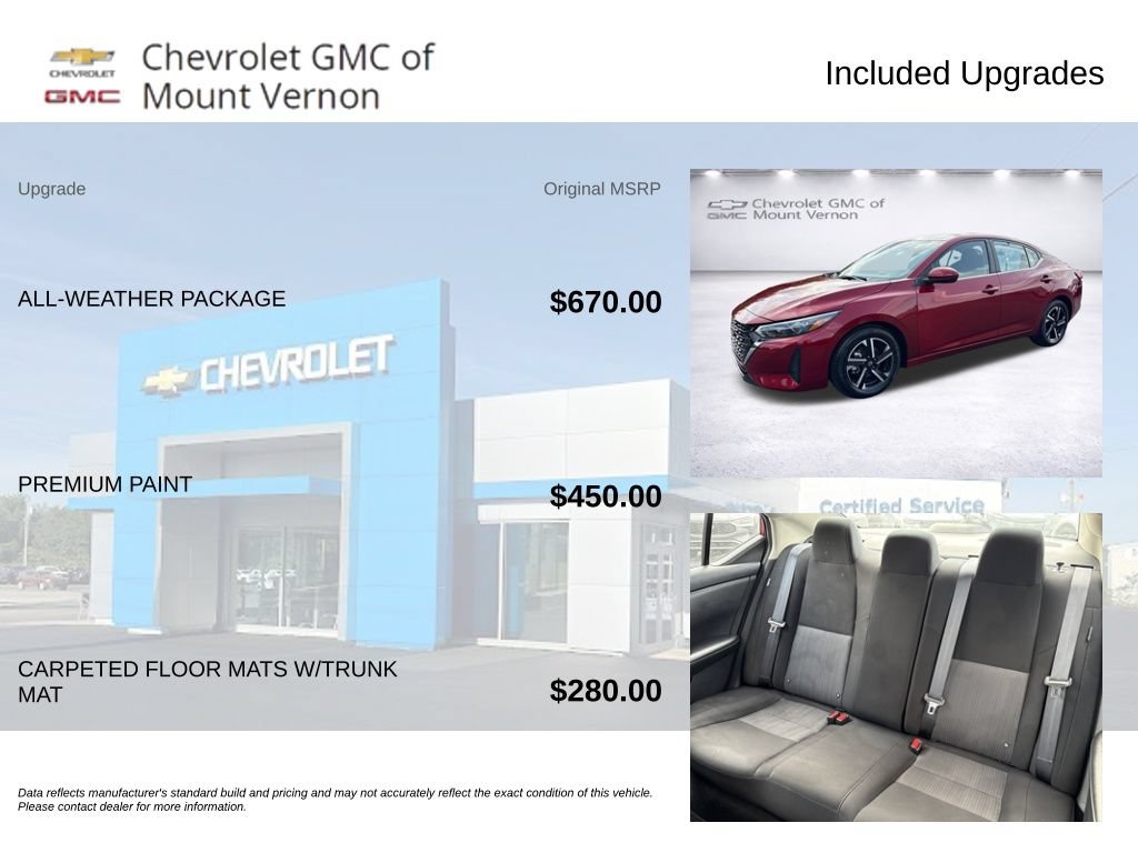 Used 2025 Nissan Sentra SV w/ All-Weather Package FWD image 6