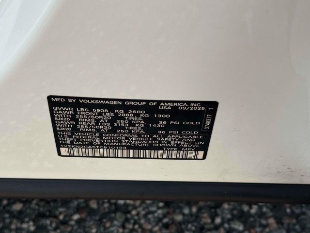Certified 2026 Volkswagen Atlas SE w/ Panoramic Sunroof Package AWD/4WD image 19