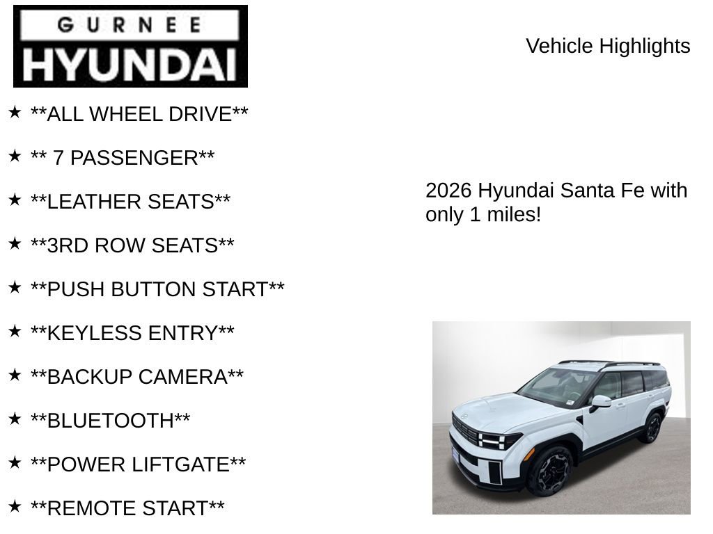 New 2026 Hyundai Santa Fe SEL image 9