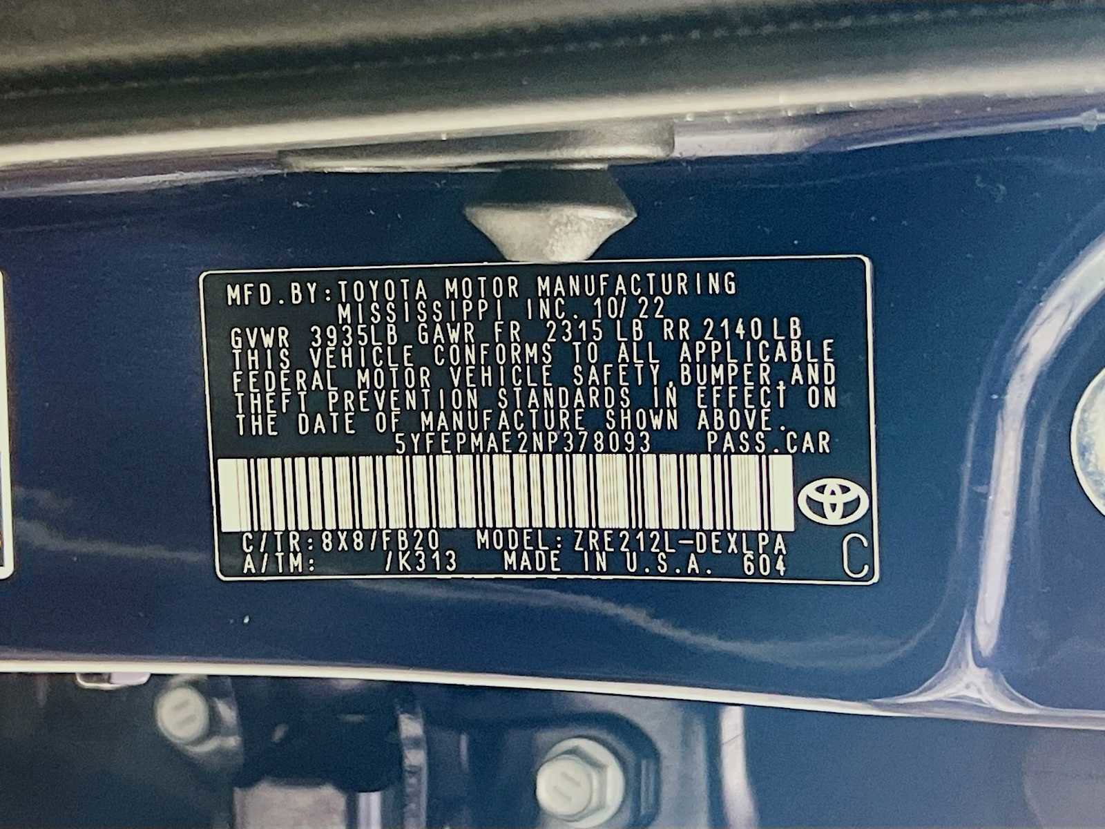 Used 2022 Toyota Corolla LE image 30