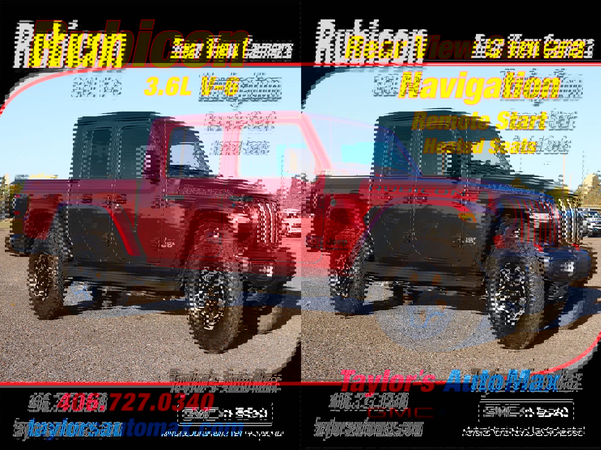 Used 2021 Jeep Gladiator Rubicon w/ Uconnect 4C Nav & Sound Group image 1