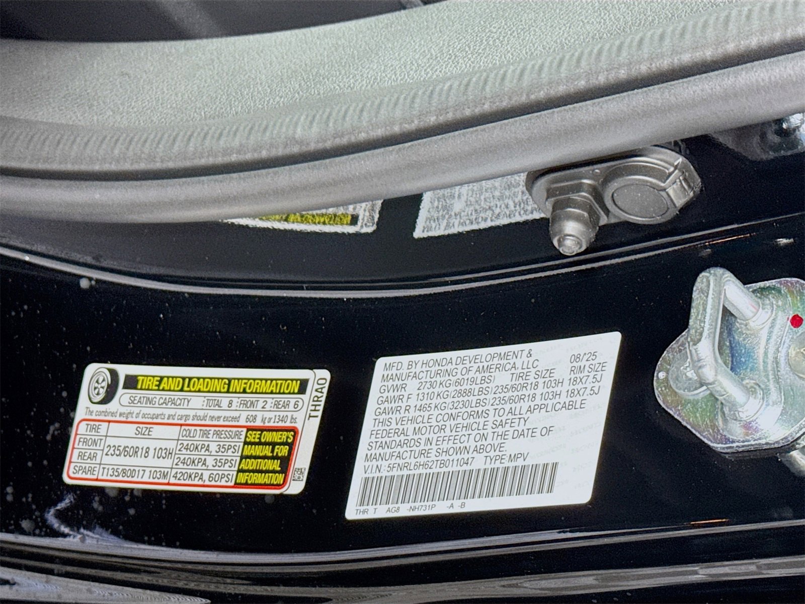 New 2026 Honda Odyssey EX-L image 15