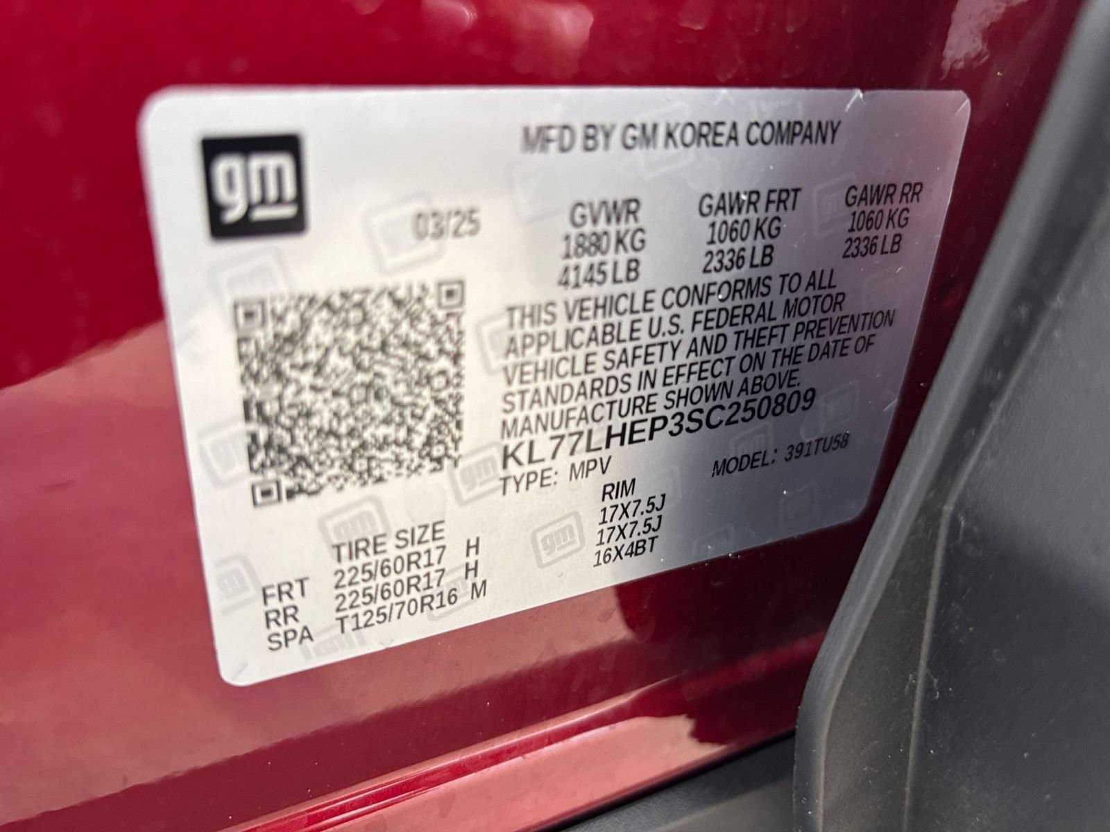 Used 2025 Chevrolet Trax LT w/ LT Convenience Package FWD image 28