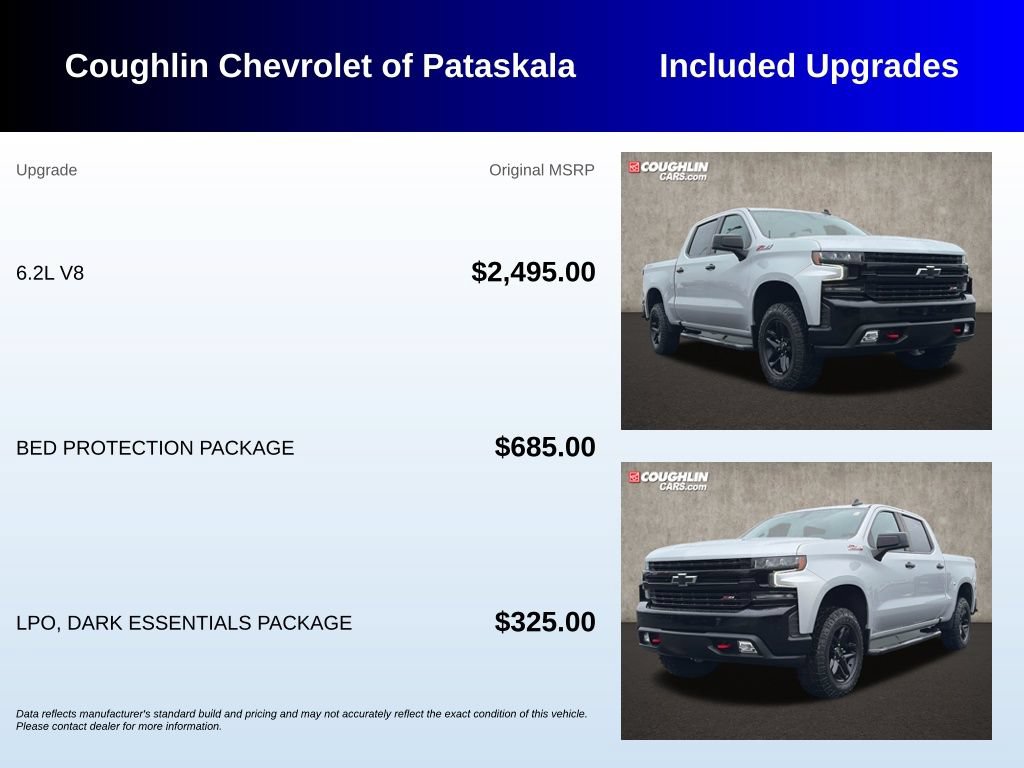 Used 2022 Chevrolet Silverado 1500 LT Trail Boss w/ Bed Protection Package AWD/4WD image 3