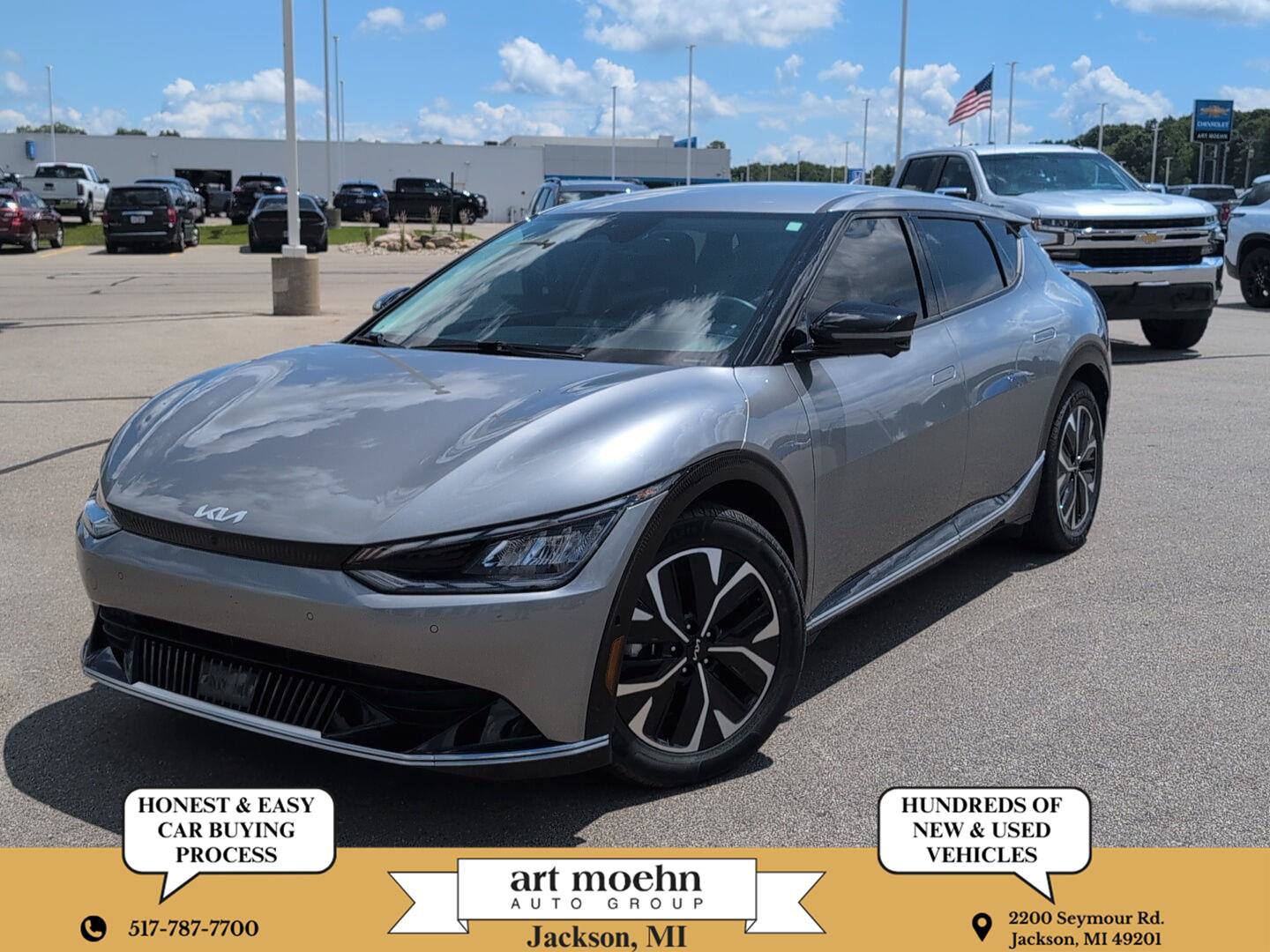 Used 2023 Kia EV6 Wind w/ Wind Technology Package AWD/4WD image 1