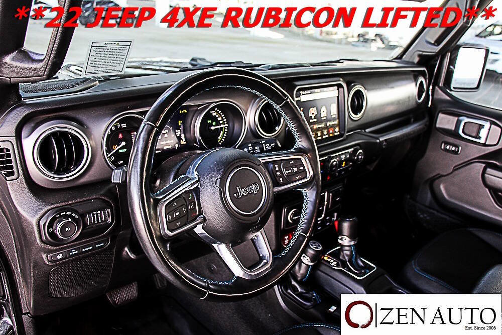 Used 2022 Jeep Wrangler Unlimited Rubicon 4xe w/ Cold Weather Group image 28