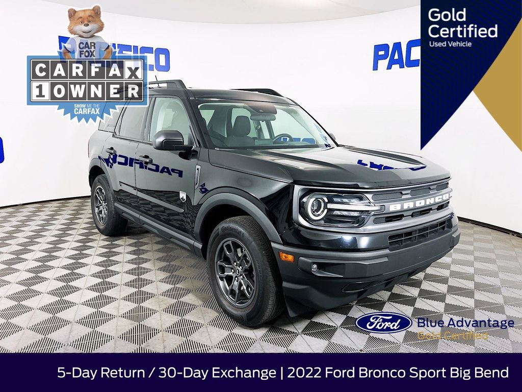 Certified 2022 Ford Bronco Sport Big Bend w/ Convenience Package image 1