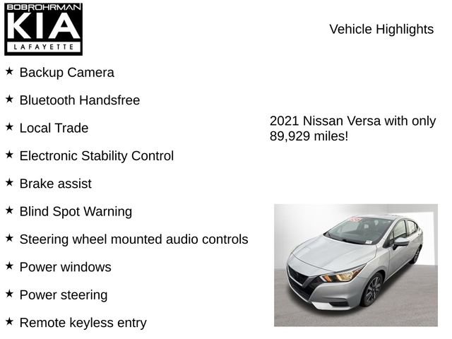 Used 2021 Nissan Versa SV image 7