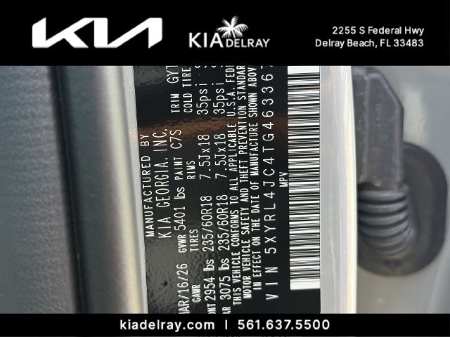 New 2026 Kia Sorento S FWD image 30