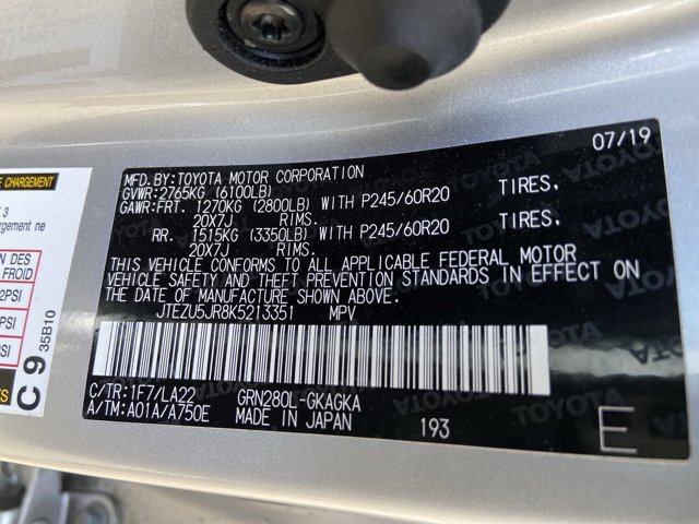 Used 2019 Toyota 4Runner Limited image 33