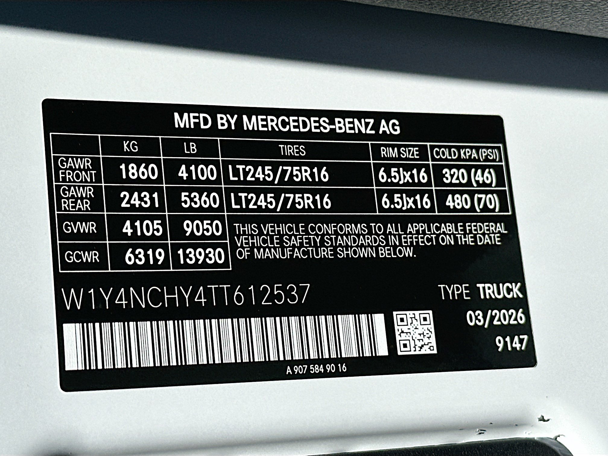 New 2026 Mercedes-Benz Sprinter 2500 image 29
