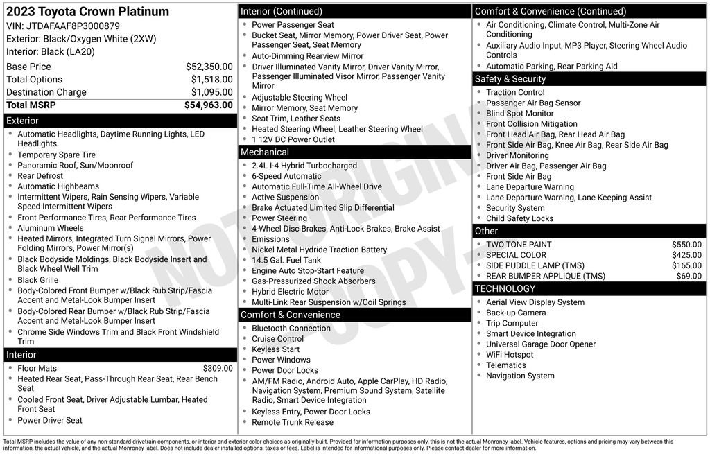 Used 2023 Toyota Crown Platinum image 4