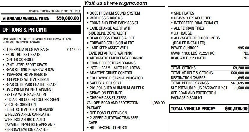 Used 2021 GMC Sierra 1500 SLT w/ SLT Premium Plus Package image 2